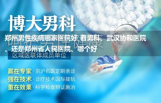 郑州男性疾病哪家医院好_看男科、武汉协和医院、还是郑州省人民医院、哪个好